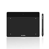 XP-PEN Deco Fun S Digitales Zeichentablet 15,2 x 10,2 cm (6 x 4 Zoll) für OSU! Zeichnen und Bearbeiten von Fotos, Digitalisierer mit P01-Stift, ohne Akku, kompatibel mit Mac, Windows, Android und