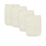 Uhidka 4 Stück 7,9 X 11,8 Joghurtsieb Bio Wiederverwendbare Kaltkaffeefilterbeutel zum Abseihen Von Joghurtsiebfilter