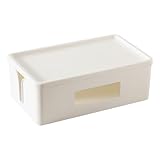 Kabellöschbox, Organizer für Kabelbox - Elegante Aufbewahrungsbox für Kabelkorrektur, Verlängerungskabel-Organizer, Steckdosenhalter, Boden-Steckdosenabdeckung Organizer