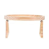 COLLBATH Sofatablett Aus Schoß Sofa-armtisch Sofatisch Couchablage Mit Getränkehalter Sofaarm Tabletttisch Deckel Nachttisch Armablage Ablagefach Khaki Hölzern