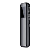 Orolotay Digitaler Diktiergerät, MP3-Player, Mini-Recorder, Stift, Unterstützt 32 GB TF-Karte, Professionelles Diktiergerät, 25 Stunden Aufnahmezeit, Einfache Installation, Einfach zu Bedienen