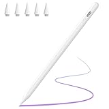 Stylus Stift für iPad 2018-2024,Eingabestifte mit Neigungserkennung & Palm-Ablehnung & Hohe Präzision, für iPad 10/9/8/7/6, iPad Pro 11'/12.9'/13' M4, iPad Mini 6/5,iPad Air 5/4/3/M2
