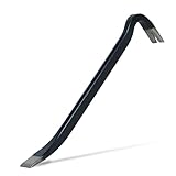 CCLIFE Nageleisen, 350 x 22 x 12 mm | Nagelzieher, Nagelfach, Brechstange, Hebel, Meißelspachtel, Hebelstange | Beste Hebelwirkung, biegefest