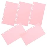 NAMOARLY 5St Seite zur Budgettrennung Bindemittel Aufkleber Veranstalter Umschlagtasche kleben dokumententasche document bag Budgeteinsatz kleine Tascheneinlagen für Haushaltsbücher pp Rosa
