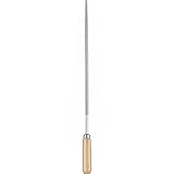 PFERD TOOLS Schlüsselfeile Rund, 100mm, runde Feile, umlaufender Kreuzhieb H2, inkl. Feilenheft, 11256102 – für leichte und filigrane Feilarbeiten