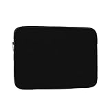 Laptop-Schutzhülle, personalisierbar, mit Foto, Text oder Logo, personalisierbar, Schwarz 03, 15 Zoll, personalisierte Geschenke
