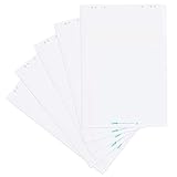 Landre Flipchart-Papier, blanko, 20 Blatt je Block, 5er Pack