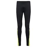GORE WEAR Herren R3 Thermo Tights, Black/Neon Yellow, XL EU