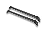 Relingträger 2 STÜCKE Passend Für BENZ GLA X156 2014 2015 2016 2017 2018 2019 Querstangen Dachrelingträger Abschließbare Aluminiumlegierung Dachträger(Schwarz)