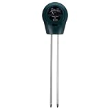 Yardwe Bodendetektor Boden Meter Bodentest-kit Wasserstandsanzeige Saftiger Boden Bodentester Blumenerde Bodenfeuchtigkeitsmesser Bodenthermometer Rasenfeuchtigkeitsmesser Plastik Green