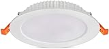 SSDDLZEQ Beleuchtung Runde LED-Einbauleuchte, blendfrei, Unterputzstrahler, Aluminium-Flachstrahler, energiesparende Deckenleuchte(White Light,9W)