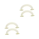 IMIKEYA 2 Sätze 2 Sets Leder Box Griff Tragetasche Zuggriff Werkzeugkasten Griff Griff Gepäckgriff Griff Gepäck Kofferraumteil Gitarrenkoffer Griff Ersatz 2 Stück * 2