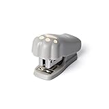 Legami - Mini Hefter, Miau, 3,3x4,5 cm, Plastik, Kitty Motiv, Stichauswerfer Auf Der Rückseite, 1000 Metallstiche Enthalten