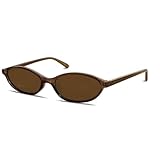 CHAOSELF Retro Ovale Sonnenbrille für Damen Trendige Leichte Schmale Schicke Cat-Eye 90er Kleine Vintage Brille UV400 Schutz
