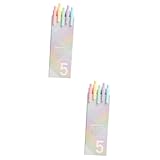 Lurrose 2 Kisten Gel Stift Neuheit Stifte Für Neuheitstifte Pastell Farbige Stifte Tinte Kugelschreiber Signierstift Gelschreiber Fürs Büro Schreibstift Schwarzer Nachfüllstift Plastik