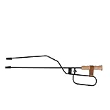 YGMNQAL Feuerstellen Zange Camping Grill Tong Camping Anti Verbrühungen Holzkohle Clip Feuer Werkzeuge Outdoor Feuer Zange Blasrohr Erweitert