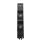 Elektrische Fensterheber Vorderer linker Stromfenster-Steuerschalter Kompatibel mit BMW 3. Serie E46 Kompatibel mit Coupe 2 Türen 1999-2006 6902178 61316902175, 61 31 6 902 175 Fensterheberschalter