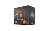 AMD Ryzen 9 7900X Prozessor, 12 Kerne/24 Threads, Zen 4 Architektur, 76 MB L3 Cache, 170 W TDP, bis zu X.X GHz Frequenz Boost, Sockel AMD 5, DDR5 und PCIe 5.0, Schwarz