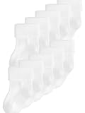 NEXT Baby Babysocken mit Rollbund, 10er-Pack Weiß 15
