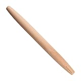 Muso Wood Nudelholz - Französisches Teigroller zum Backen - Nudelholz holz Rolling Pin für Fondant, Pizza, Kuchen, Nudelteig (40 cm - Buchenholz)