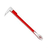 Schwerlast-Nagelzieher Brechstange Aus Legiertem Stahl Mit Doppelklaue Und Flachen Hebelenden Für Präzises Herausziehen Von Nägeln, Hohe Korrosionsbeständigkeit, Kompakte Längen(245mm)