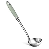 BEBEMOKO Fettlöffel Fettabscheider Schöpfkelle Ölfilter Löffel für Küche Schöpflöffel zum Servieren von Wasser Schöpfkelle Soßenkelle Ölabscheider Schöpfkelle Löffel Schaufel langer Griff Schöpfkelle