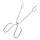 Toyvian Edelstahl Food Clip mit Praktischem Griff Hitzebeständig und Rutschfest Vielseitige Klemme für Küche und Grill Langlebiger Edelstahl zum Servieren und Zubereiten von Speisen