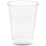 kgpack 100 Stk. Plastikbecher 200 ml - 0,2 l Becher Plastik Einwegbecher klar Einweg Becher Bierbecher Party Trinkbecher Plastik Ideal für Party Geburstag Trinkbecher Transparent klar