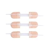3 Stück Schnittwunde Reparatur Bandage, 70 mm x 12 mm Reißverschluss Wundnahtstreifen, Wundbandage Kleber aus Vliesstoff, Wundnahtstreifen-Strips Klammerpflaster für Erste Hilfe & Sicherheit
