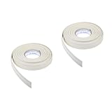 DOITOOL 2 Stück Wandaufkleber Taillenspiegel Wanddekoration Wandleisten Set Türaufkleber Türabdeckungen Dekorative Flexible Fußleistenleiste Zierleiste Selbstklebende