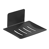 Seifenhalter ohne Bohren Edelstahl selbstklebend，Seifenhalter für die Dusche, Wand Montage 3M Klebepad Seifenablage Seifenschwammhalter zur Wandmontage, Seifenschale, Edelstahl-Seifenschalenhalter