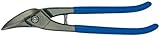 BESSEY Ideal-Schere D216-260, Gesamtlänge 260 mm, Schnittlänge 30 mm, Griff lackiert, für durchlaufende gerade und Figurenschnitte, Gewicht 0,49 Kg