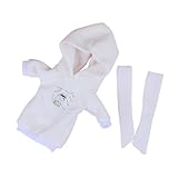 AMSLSIU 1 Set Stoff Mädchen Puppenkleid Abnehmbarer Dekorativer Ersatz Bunte Puppen Strumpf Spielzeug Kleidung Ornament Zubehör