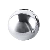 Milisten Garten Dekoration Kugel Blickball im Freien Hohle runde Kugel schwimmende Teichkugel Gartenschauball edelstahlkugeln Pool Dekoration Dekorationskugel Spiegelpolierende Kugel