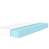 refurned Möbelretouren- und Restpostenhandel 7-Zonen Komfortschaummatratze, 90x200 cm, 19 cm Höhe, Made in Germany, Orthopädisch, Atmungsaktiv ideal für das Gastgewerbe