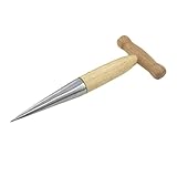 BESPORTBLE Edelstahl Dibbler Mit Holzgriff Multifunktionale Gartenschaufel Zum Pflanzen Von Blumenzwiebeln Und Setzlingen Hochwertiges Gartengerät Für Präzises Umpflanzen Und Jäten