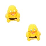 TOYANDONA 2 Stk Spielzeug-thermometer Badewannen-thermometer Badethermometer Für Babys Yellow