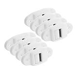 Veemoon 8 Stück Teiliges Rolladengurt Führungssystem mit Integriertem Bürstenreiniger für Gurtband Langlebige Kunststoff-gurtbandführung als Ersatzteil für Effiziente Rollladenreinigung