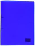 Kangaro Ringbuch Transparant Blau (PP, DIN A4, 2-Ringe 16mm O-Mechanik, Rücken 20mm)