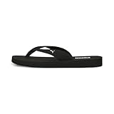 PUMA Damen Sandy Flip-Flop, Black White, 39 EU