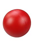 norrun Treibball für Hunde Pferde und Ferkel ungefähr ø 19 cm aus Hartplastik Hundeball Antistreßball (rot)