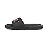 Puma Cool Cat 2.0 Wns Slide Sandalen für Damen, Puma Schwarz-Roségold, 6 UK