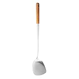 Gbloodst Wok-Pfannenwender, 43,2 cm (17 Zoll), Wok-Spatel aus Edelstahl