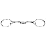Sprenger SATINOX Unterlegtrense 12 mm doppelt gebrochen - Edelstahl rostfrei, 135 mm Weite