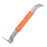 FTVOGUE Zierleistenzieher aus Edelstahl, Nagelzieher mit Gebogenem Halbkreisförmigem Kopf Zum Neugierigen Schaben, Schaufeln, Tischlerhandwerk