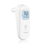 CITIZEN CTD711 Stirn- und Ohr-Digitalthermometer für Erwachsene, Kinder und Babys. 4 Messarten. Ohr-, Stirn- und Oberflächentemperaturen. Sehr schnelle Messung – nur 1 Sekunde. 9 Speicherplätze