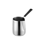 WyldSenc Kerze Gießtopf zur Kerzenherstellung, 1000ml Wachs-Schmelztopf, 304 Edelstahl-Krug zur Kerzenherstellung, Silberne Farbe Schmelztiegel mit tropffreiem Ausgießer-Design