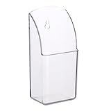 Acryl Lagerung für Fernbedienung, Wandmontage Fernbedienung Aufbewahrungsbox – Acryl Fernbedienung Aufbewahrungsbox selbstklebende Aufbewahrungsbox Aufbewahrungsbox selbstklebende Aufbewahrungsbox