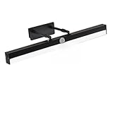 LED-Spiegelleuchte mit Bewegungssensor und Schalter, verstellbare Schminktischlampe, moderne Wandleuchte für Badezimmer, weißes Licht 6000 K (80 cm, 16 W)