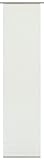 Gardinia 30215 Flächenvorhang Natur-Optik inklusiv Aluminium Unterprofil, von unten einkürzbar, 60 x 245 cm, weiß